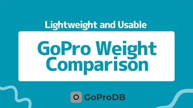  [2025 Edition] GoPro Weight Comparison by Model! Here Are the Lightest and Most Usable Options! thumbnail