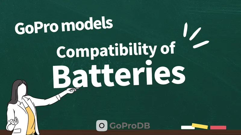 GoPro Battery Compatibility Chart: MISSION 1 & HERO 13 to HERO 3 thumbnail